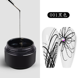 Ensemble de vernis à ongles en gel araignée 6 couleurs, gel élastique pour sculpture, gel UV non toxique et écologique pour salon de manucure professionnel - Product Image 5