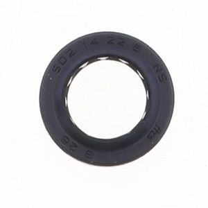 Joint d'étanchéité avec extérieur en caoutchouc 14x22x6 mm en NBR avec une lèvre d'étanchéité et un joint anti-poussière - Product Image 2