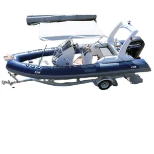 Haohai Hypalon Sport Cabin Cruiser Rigid Passenger Used Fiberglass Hull Floor <strong>Hovercraft</strong> Canoe Fibreglass Barche Boat <strong>for</strong> <strong>Sale</strong> - Product Image 1