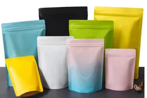 Yeni gelen OEM/ODM gıda sınıfı su geçirmez çevre dostu açılıp kapanabilir Mylar plastik ambalaj çantası