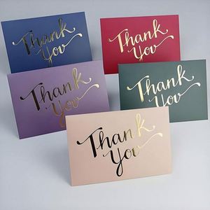 Tarjetas de Felicitación Plegables de Papel Artístico con Relieve Creativo de Alta Calidad, Tarjetas de Agradecimiento Universales para Negocios con Impresión Offset - Product Image 2