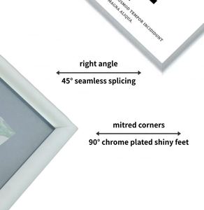 กรอบโปสเตอร์แบบ Snap Frame ติดผนัง มุมตัดเฉียง ขนาด 25 มม. ทำจากอลูมิเนียม A1 A2 A3 A4 A0 สำหรับใช้งานภายในอาคาร - Product Image 4