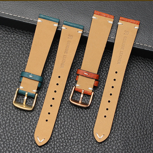 Huanlong นาฬิกาอัจฉริยะหนังอิตาลีคุณภาพสูงปรับขนาดได้20มม. เรียวกันน้ำโลโก้ตามสั่ง - Product Image 4