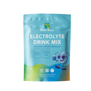Mix di Bevanda Elettrolitica <span class=keywords><strong>in</strong></span> Polvere Idratazione Basso Contenuto di Sodio Zero Zuccheri 20 Bustine 120g Miscela Multivitaminica Senza Zucchero Bevanda Energetica Salutare - Product Image 2