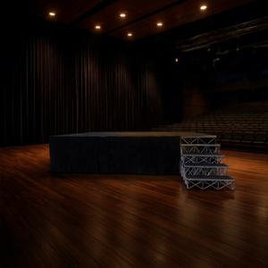 Plataforma de Escenario con Sistema de Bloqueo y Escenario Elevador Plegable de Aluminio para Eventos - Product Image 1