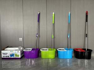 Hot Selling <strong>Mops</strong> Floor Cleaning Absorbent Stick Handle <strong>Rotating</strong> <strong>Mop</strong> Set With Plastic <strong>Mop</strong> <strong>Bucket</strong> - Product Image 5