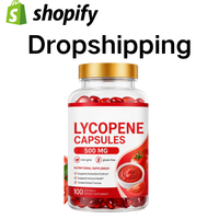 Produits de dropshipping les plus vendus pour le commerce électronique : Gélules de lycopène 500mg pour la santé de la prostate et du cœur des hommes, antioxydant