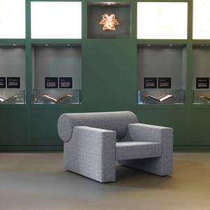 Sillón Moderno Minimalista de Tela para Sala de Estar, Estilo Sofá Nube Roja para Apartamentos Pequeños - Product Image 4