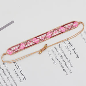 Femme perles tissées à la main réglable bohème graine perlée Bracelet fait à la main Miyuki Bracelet pour les femmes - Product Image 6