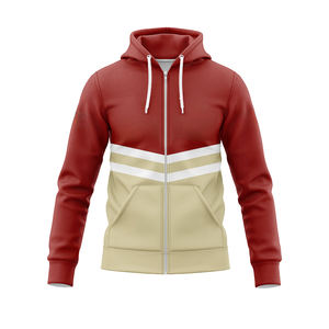 เสื้อฮู้ดดี้รักบี้สำหรับผู้ชาย แบรนด์ Kylin คุณภาพสูง พิมพ์ลายโพลีเอสเตอร์แบบ Sublimation ซิปเต็มตัว ระบายอากาศได้ดี แห้งเร็ว เหมาะสำหรับเล่นลีก - Product Image 4