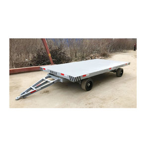 Remolque de plataforma baja para transporte de equipaje en aeropuertos en venta - Product Image 5