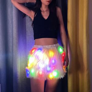 Nouvelle jupe sexy à LED, jupe en laine lumineuse, jupe en fourrure sexy pour femmes / robe - Product Image 2