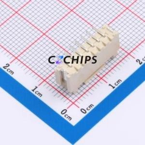 HCZZ0398-7 Wire-to-Board Pin Header SMD,P=2mm Connector ( Pin Structure: 1x7P )( Pitch: 2mm )( Mounting Type: Vertical Mount ) - Product Image 2