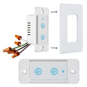 Interruptor de Luz Inteligente Wifi Táctil de 4 Canales y 15A, Compatible con Aplicaciones y Control por Voz, Interruptor Inteligente Moes - Product Image 2