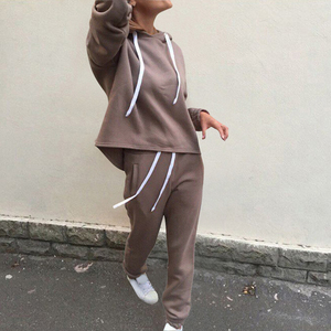 Nuevos Conjuntos Deportivos de Invierno para Mujer, Forrados en Felpa, Resistentes al Viento, Tallas Grandes - Product Image 4