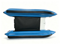 Bateau de pêche gonflable en PVC robuste avec plancher en aluminium, haute vitesse, pour rafting et dérive, personnalisable