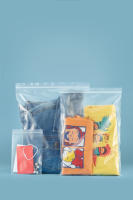 Sac transparent d'emballage en plastique biodégradable pour le sac givré de tirette d'EVA de chaussures pour le T-shirt d'habillement de vêtement