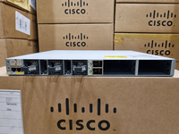 Switch Gigabit PoE Terkelola 48 Port C9300X 48TX, Dapat Ditumpuk, LACP QoS untuk Jaringan Akses Kampus Perusahaan