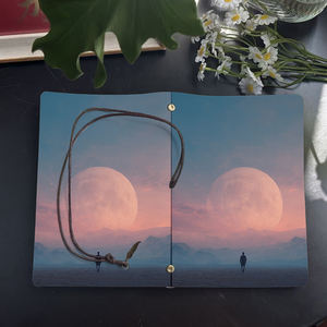 Cuaderno compacto A6 hecho a mano, regalo reflexivo de regreso a la escuela para estudiantes internacionales, adecuado para notas de idiomas <span class=keywords><strong>y</strong></span> Campu - Product Image 4