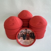 Kipá de Lino Personalizada con Forro Interior de Foto a Todo Color, Kipá Judía para Boda, Yarmulke, Bar Mitzvah, Regalo Judaico
