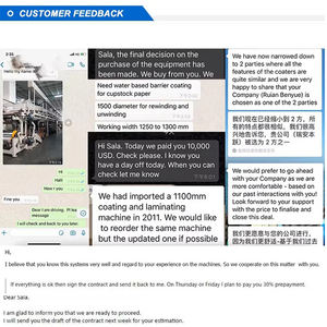 יעילות גבוהה ציפוי מהירות 10-300 מ/דקה טפט pvc עצמי מכונת ציפוי דבק - Product Image 6