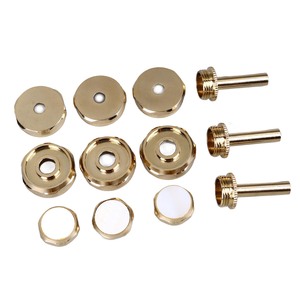12 Uds. Accesorios para <span class=keywords><strong>trompeta</strong></span> cubiertas superior e inferior <span class=keywords><strong>de</strong></span> Metal botones bielas piezas <span class=keywords><strong>de</strong></span> repuesto para <span class=keywords><strong>trompeta</strong></span> - Product Image 1