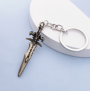 Frost of Warcraft Sad Sad โมเดลอาวุธดาบ, พวงกุญแจโลหะ - Product Image 1