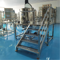 Équipement de production de détergent liquide puissant CE, réservoir de mélange pour shampoing et gel douche, machine de fabrication de savon liquide, argent, 3 kW
