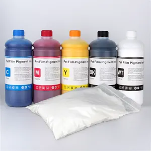 Compatible bulk PET film powder dtf ink consumables for epson I3200 DX4 DX5 DX7 5113 4720 inkjet printhead