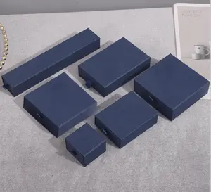 กล่องของขวัญบรรจุภัณฑ์เครื่องประดับกระดาษการ์ดบอร์ดหรูหราโลโก้ออกแบบได้ตามต้องการ