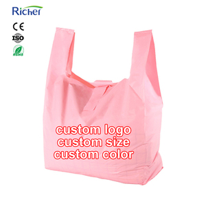 Wholesale Custom Eco <b>Tshirt</b> Plastic Bags for Supermarket and Grocery Use Bulk Supply Available Recyclable Biodegradable - Product Image 1