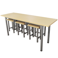 Meubles de cafétéria sur mesure meubles de restauration rapide table et chaises pour le personnel salle à manger université collège cantine