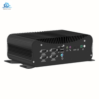 PC industriel intégré chine pas cher sans ventilateur 6xRS232 et 8xUSB avec 1 Port LPT 1037U i3 i5 i7 ordinateur pc 32G Ram