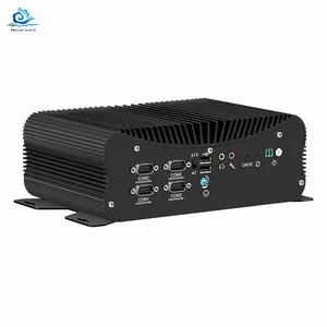 PC industriel intégré chine pas cher sans ventilateur 6xRS232 et 8xUSB avec 1 Port LPT 1037U i3 i5 i7 ordinateur pc 32G Ram