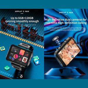 Nouvelle conception LOKMAT APPLLP <span class=keywords><strong>5</strong></span> Max <span class=keywords><strong>4G</strong></span> 6GB+128GB Montre connectée avec appel vidéo 2,4 pouces - Product Image 3