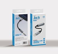 Adaptateur de prise casque 3,5 mm de haute qualité pour iPhone, câble audio compatible avec Android et iOS