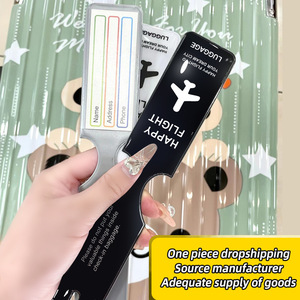 ป้ายชื่อกระเป๋าเดินทางกันน้ำ PVC ป้ายติดกระเป๋าเดินทางป้องกันการสูญหายพร้อมลายตัวอักษร - Product Image 3
