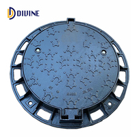Boîte de compteur d'eau DIVINE résistant à la pression boîte de compteur d'eau de couverture de trou d'homme de coulée ronde circulaire robuste