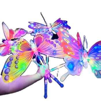 LED Flash Butterfly Magical Stick Princess - Party Dots