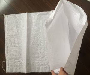 Materias primas material de polipropileno tejido 100% poliéster bolsas de arena saco con cadena - Product Image 5