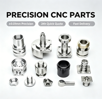 Composants de systèmes hydrauliques et de fluides usinés par CNC OEM |   Pièces d'axe et de bride sur mesure avec une tolérance de ±0,01 mm
