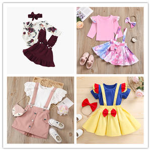 Ropa de Uso Diario para Niños, Venta Caliente Primavera-Verano 2022, Conjuntos de Vestidos para Niñas con Diferentes Diseños - Product Image 3