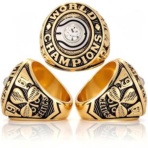 Bague de champion des Céltiques 1957-59 60 61 62 63 en alliage, style rétro simple, souvenir pour les fans - Product Image 4