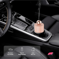 Diffuseur d'arômes de voiture personnalisé avec logo, sans fil, portable, intelligent, de luxe, sans eau, machine à parfum d'huile, diffuseur d'arômes de voiture