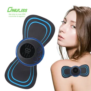 Tens EMS masseur électrique sans fil, Fitness intelligent, Patch de Massage du cou en Silicone, stimulateur musculaire