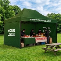 Tente en tissu Oxford avec logo personnalisé et designs innovants pour le camping en intérieur/extérieur, les festivals et les stands extérieurs