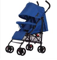 Poussette bébé pliable légère 3 en 1 en alliage avec siège berceau pour nouveau-nés, fonction poussoir pour le confort des enfants