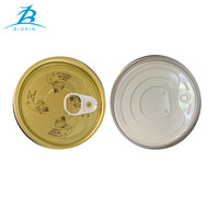 Couvercles de mise en conserve en métal de couleur personnalisée 300 # couvercle de boîte de conserve en fer blanc à ouverture facile pour boisson
