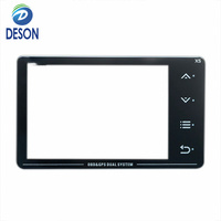 Deson Design personnalisé impression noir transparent translucide acrylique plexi verre tactile panneau de commande avant