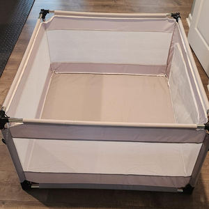 Parc pour chiots avec couverture supérieure pour chiens et chats, parc pour animaux de compagnie intérieur/extérieur avec porte, clôture pour chien en Oxford robuste pour petits animaux - Product Image 6